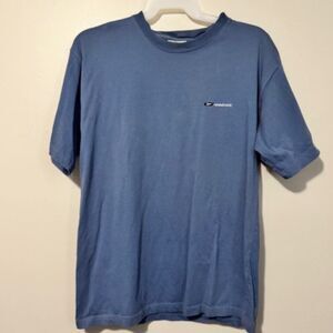 USED Men's Reebok Short Sleeve Shirt Color Blue Size Large
